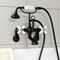 Kingston Brass AE59T0 Wall Mount Tub Faucet with Hand Shower, Matte Black AE59T0 - alternate 6